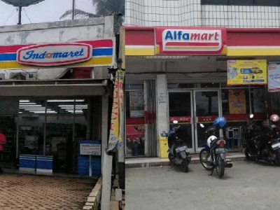 Pusat Belanja (Indomaret, Alfamart, dll)